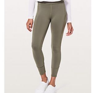Lululemon In Movement 25in leggings, size 6, Sage